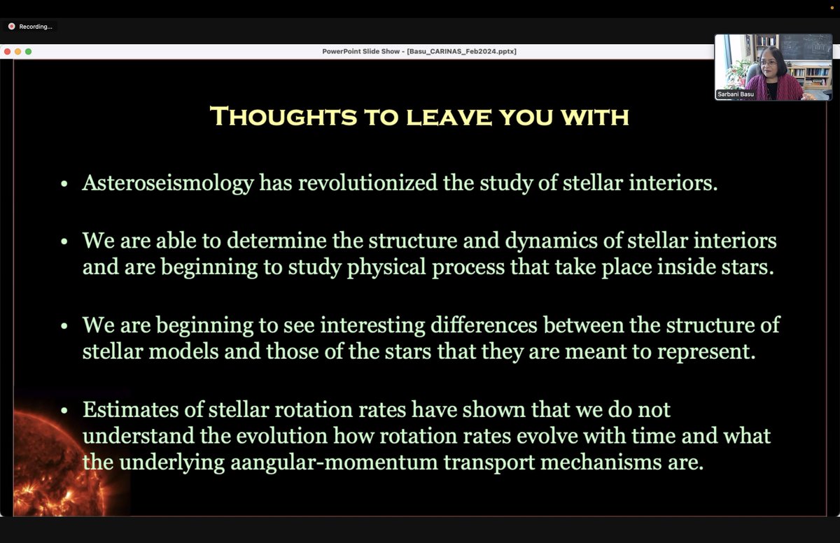 The fourth edition of the CARINAS colloquium by Prof. Sarbani Basu is on our YouTube channel: youtu.be/qLQcuO-o3wQ
We have already finalized the next three speakers. Stay tuned!
#WomenInSTEM #womeninastro