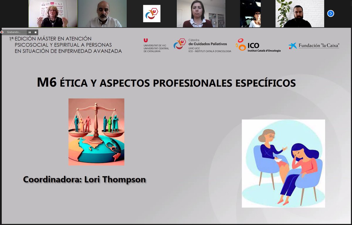 💻Presentación del Módulo 6 del Máster Psicosocial. Ampliamos competencias en ética asistencial y en aspectos específicos para la intervención psicológica, social y espiritual. 👉¿Quieres conocer el Máster? Info aquí: escolapostgrau.uvic.cat/es/master/aten…