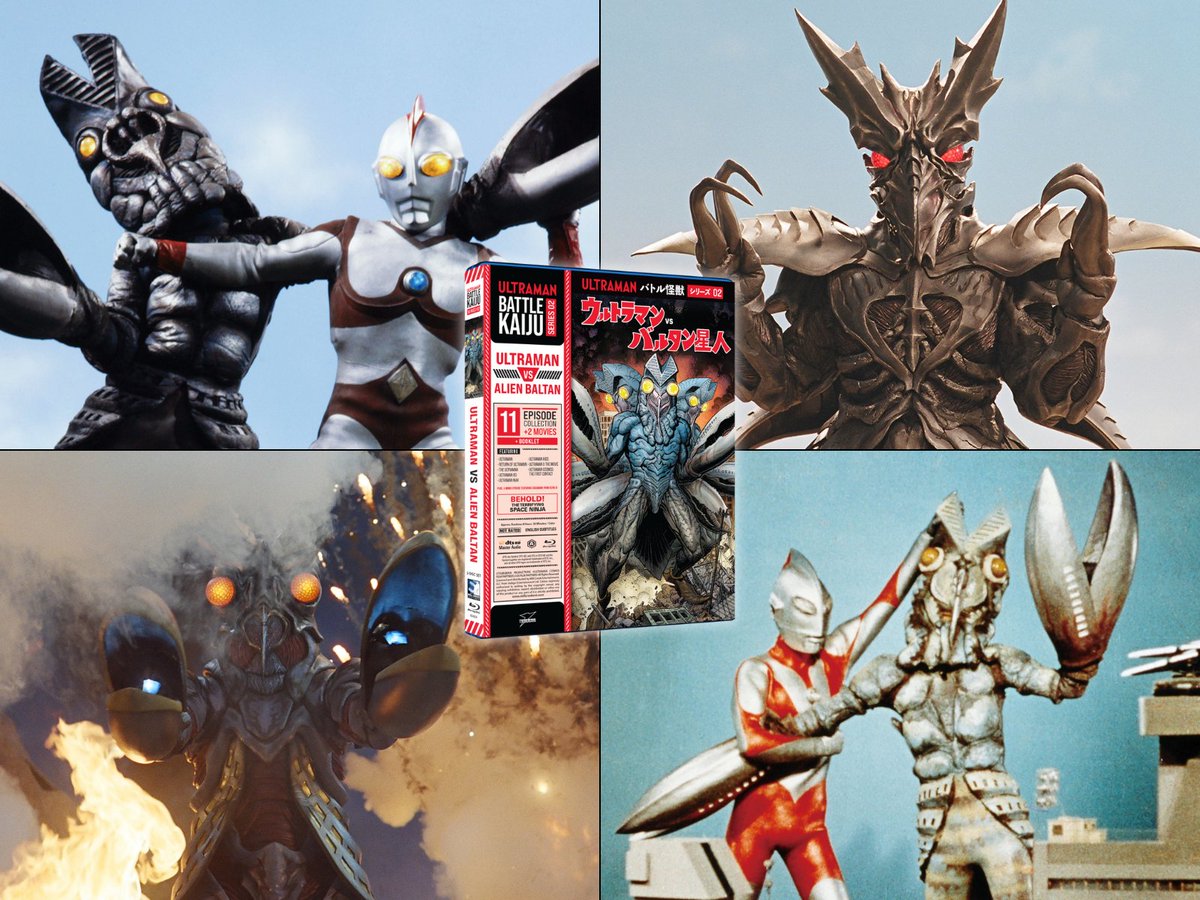 Relive the epic rivalry between the Ultra Warriors and the fearsome Space Ninja with BATTLE KAIJU SERIES 02: ULTRAMAN VS ALIEN BALTAN! Own this #bluray collection now at amzn.to/47cDcmI!

#ultraman #tokusatsu #kaiju #scifi #japan #tv #physicalmedia #millcreekent
