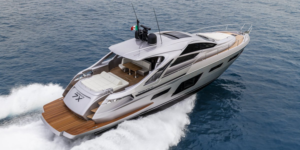 From the bold bow to the sleek stern, her sporty lines grab the attention from the very first glance.    

Pershing 7X. The Lightspeed.
#TheDominantSpecies
#TheLightspeed     

#FerrettiGroup #KeepBuildingDreams #ProudToBeItalian 🇮🇹 #MadeInItaly    
ow.ly/C7pO50QGKHB
