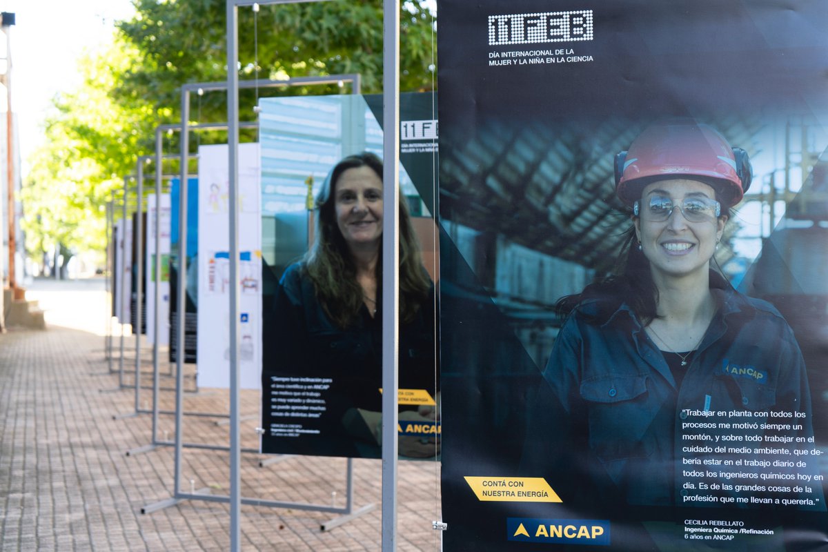 AncapUruguay's tweet photo. 👩‍🔬🧪Celebramos el Día Internacional de la Mujer y la Niña en la Ciencia con un recorrido protagonizado por más de 40 niñas y niños, familiares de funcionarios de ANCAP. https://t.co/P0hUXbJpH8