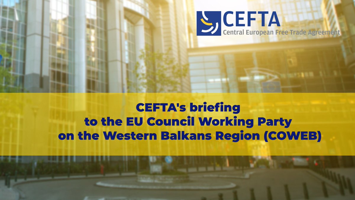 We discussed today CEFTA's plans, achievements and challenges with the representatives of all 27 #EU member states. 
From 1992 until today's #ComminRegionalMarket and #NewGrowthPlan CEFTA remains a tool in bringing future EU member closer together.