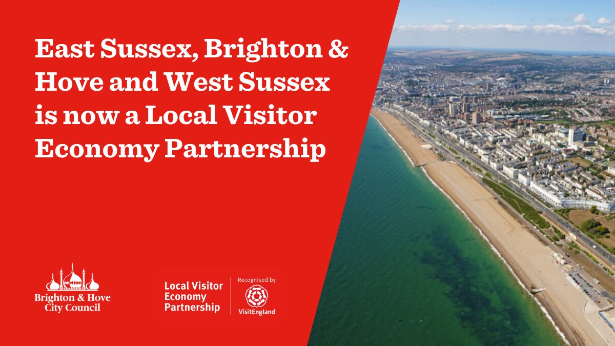 Great news! East Sussex, Brighton & Hove and West Sussex has been given Local Visitor Economy Partnership (#LVEP) status by VisitEngland. A fantastic step to raise the profile of the amazing experiences you can enjoy across the area! More 👉 ow.ly/kxon50QGKRQ
