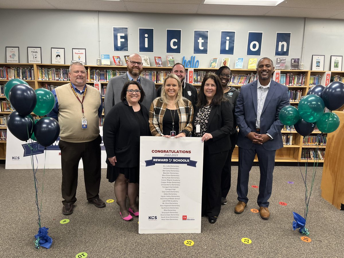 TN announced the 22-23 Reward Schools, the state’s highest designation for achievement & growth for all students. Region 3 has 7️⃣Reward Schools! Congratulations to the following: Bonny Kate, Gap Creek, Mount Olive, New Hopewell, South Knox, L&N STEM, Career Magnet!! #KCSRegion3