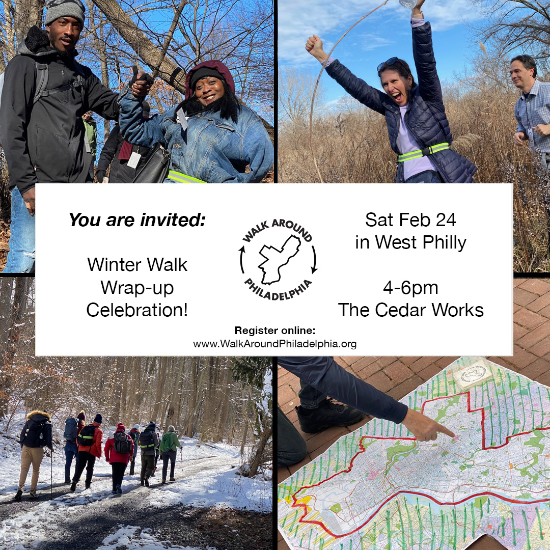 WalkAroundPhila's tweet photo. Hey #Philly - you're a pretty amazing city and it's humbling to walk your borders. Join us this Sat in #westphilly to hear all about it... 

https://t.co/SuJFVtjn6u https://t.co/WnxsIGml5q
