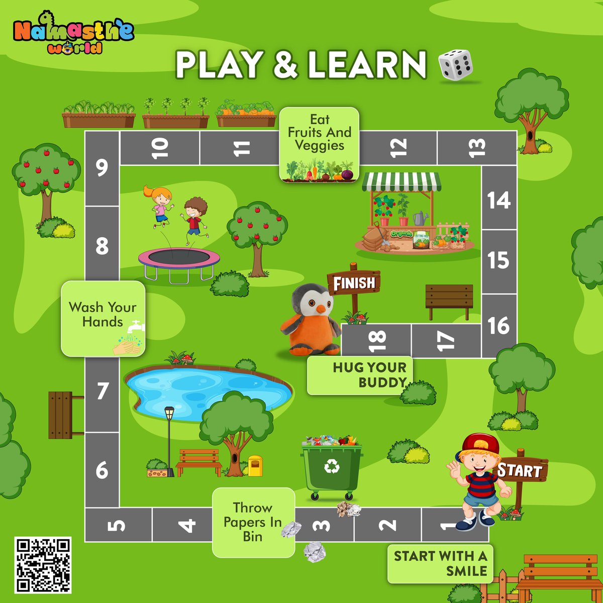 Who said learning can't be fun? Teach your kids good habits through this exciting game! Ask them to chase for their favourite toy, while exploring some good and healthy habits. Comment your thoughts below!