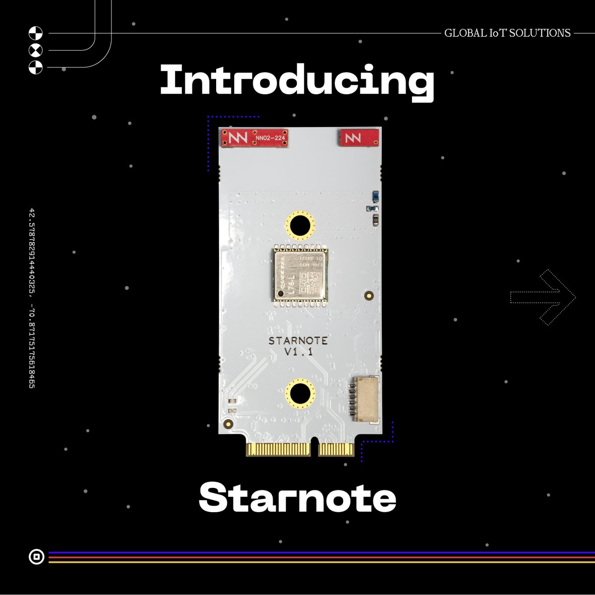 🧵 ICYMI: We unveiled Starnote yesterday, a groundbreaking extension for the Notecard, developed in collaboration with @SkyloTech. This innovative add-on ensures affordable and dependable satellite data connectivity without any monthly charges.