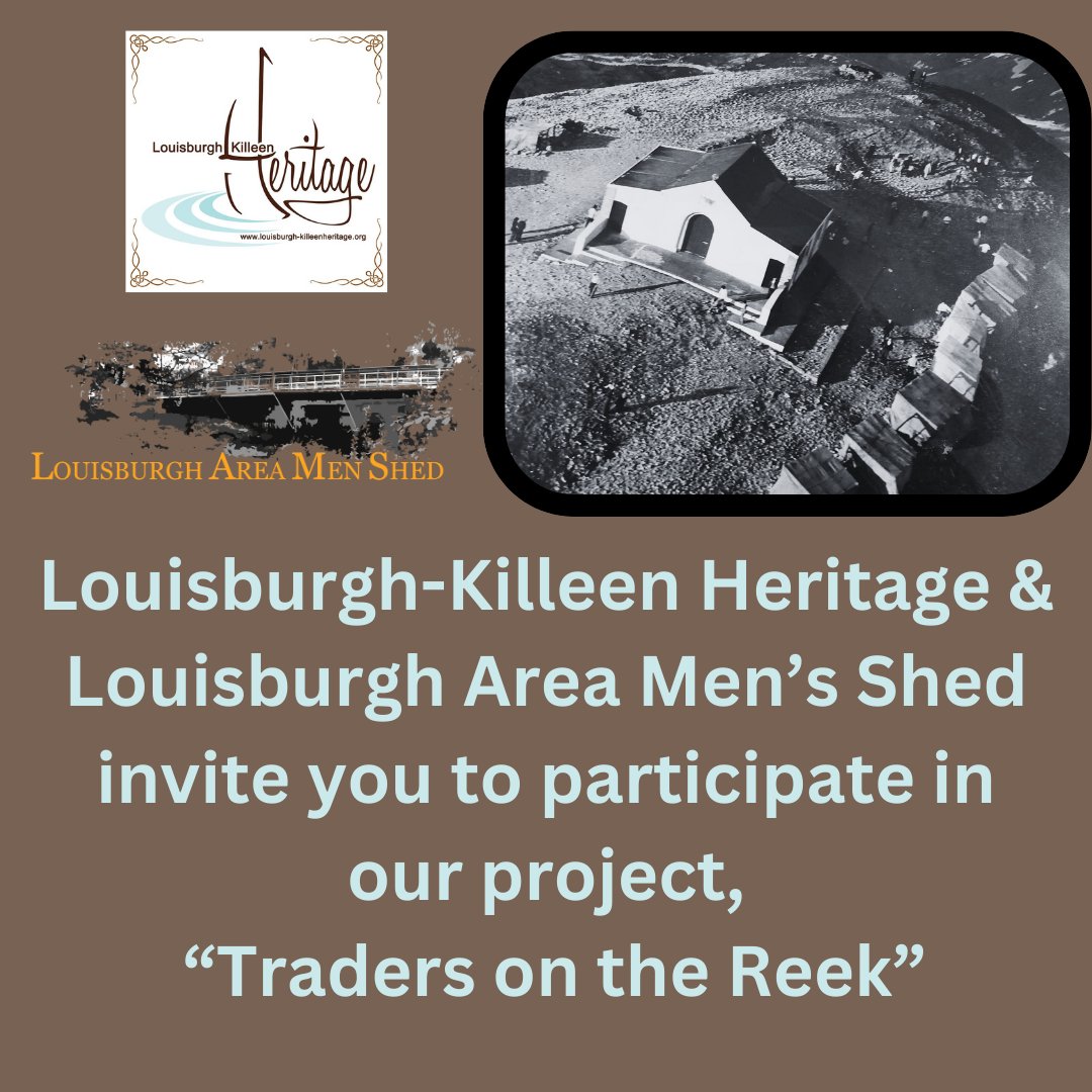 Louisburgh Area Men's Shed are collaborating with us on an exciting project called 'Traders on the Reek'. We are documenting the stories of the families that traded at the summit of Croagh Patrick. Email lkheritage@gmail.com