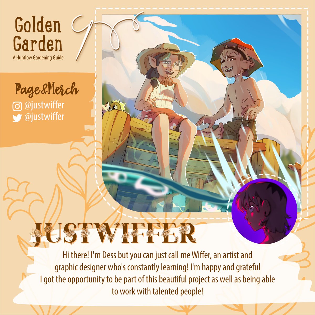 💚💛 CONTRIBUTOR SPOTLIGHT 💛💚 

This artist can’t keep getting away this… they can’t just keep popping off… it’s JustWiffer! @justwiffer joins us as both a page and merch artist, to provide art to look at on your phone, zine, and on your desktop wallpaper! #huntlow #toh