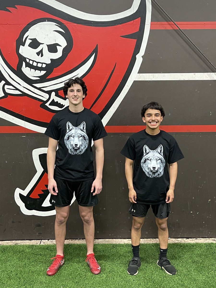 Delayed post: Last week’s Wolves of the Week! Freshman Period - Travis Esparza and Alejandro Vela; JV/V Period - Tommy Cone and Cash Truby. Great job men!!