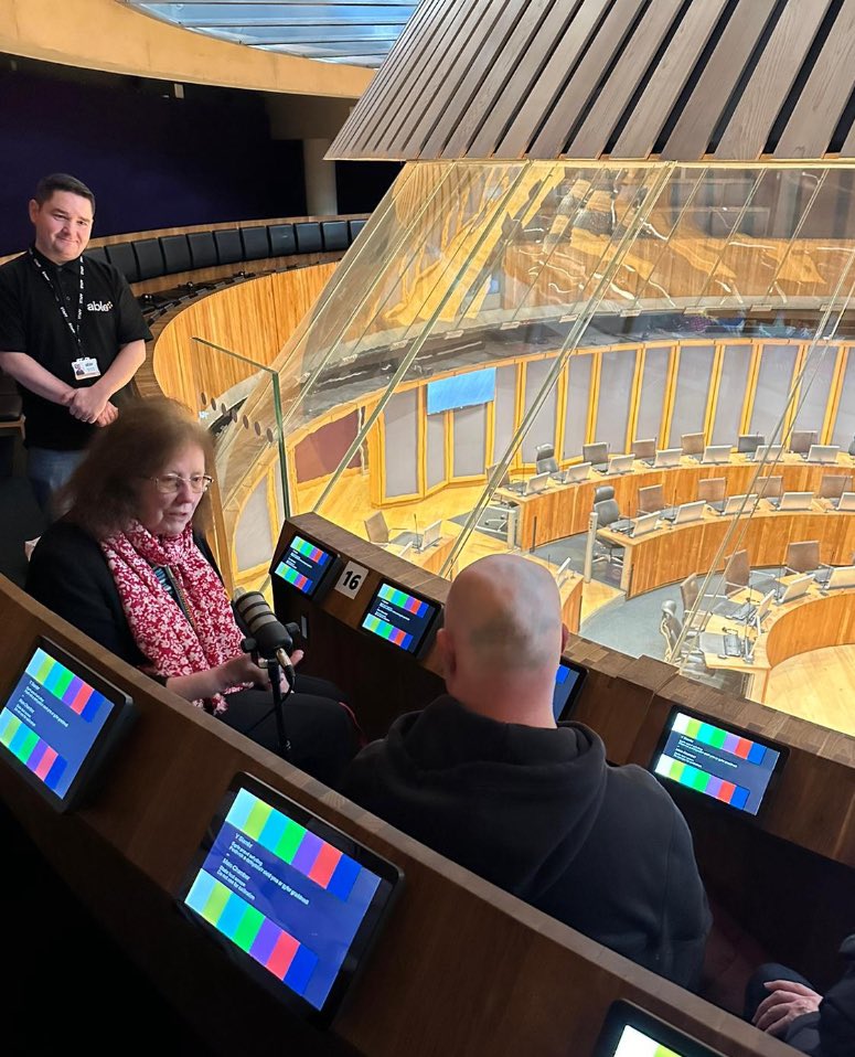 Yesterday the team had the pleasure of interviewing <a href="/JulieMorganLAB/">Julie Morgan MS</a> Deputy Minister for Social Services of Wales <a href="/WelshGovernment/">Welsh Government</a>  in the <a href="/SeneddWales/">Welsh Parliament</a> thank you so much for making everyone so welcome and a fantastic interview, we will be sharing with you all soon. 🎙️🎧🏴󠁧󠁢󠁷󠁬󠁳󠁿