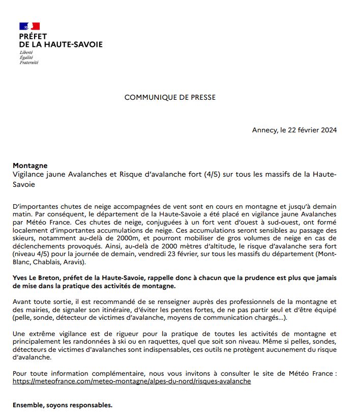 Préfète de la Haute-Savoie tweet media