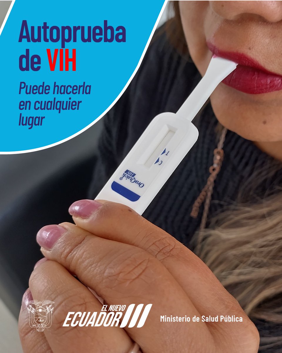 Al ser una prueba autoadministrada de VIH, el usuario recolecta su propia muestra biológica (tomada de las encías), realiza el test e interpreta el resultado; la persona puede estar sola o acompañada de alguien de su confianza en el momento de realizarla.
#PrevenciónVIH