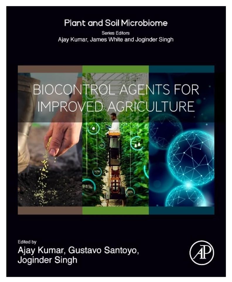 It´s out! 📢
The book 'Biocontrol Agents for Improved Agriculture', where we contribute, with students and my friend & colleague @edsepulv, with a chapter on the use of microbes associated with native plants as #biofertilizers and #biocontrol agents.
tinyurl.com/4tybs8bm