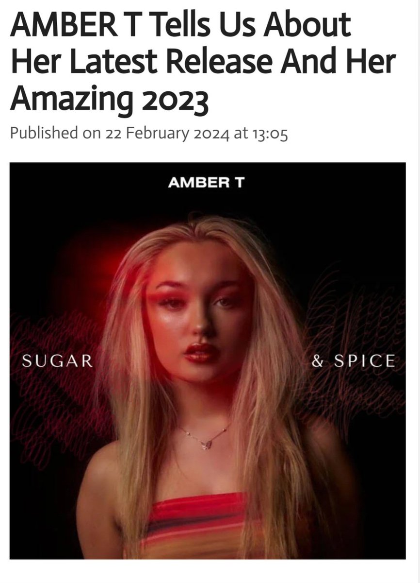 AMBER T (<a href="/AmberTmusic/">Amber T ♡</a>) Tells Us About Her Latest Release And Her Amazing 2023: 
oursoundmusic.com/osm/1688362_am…