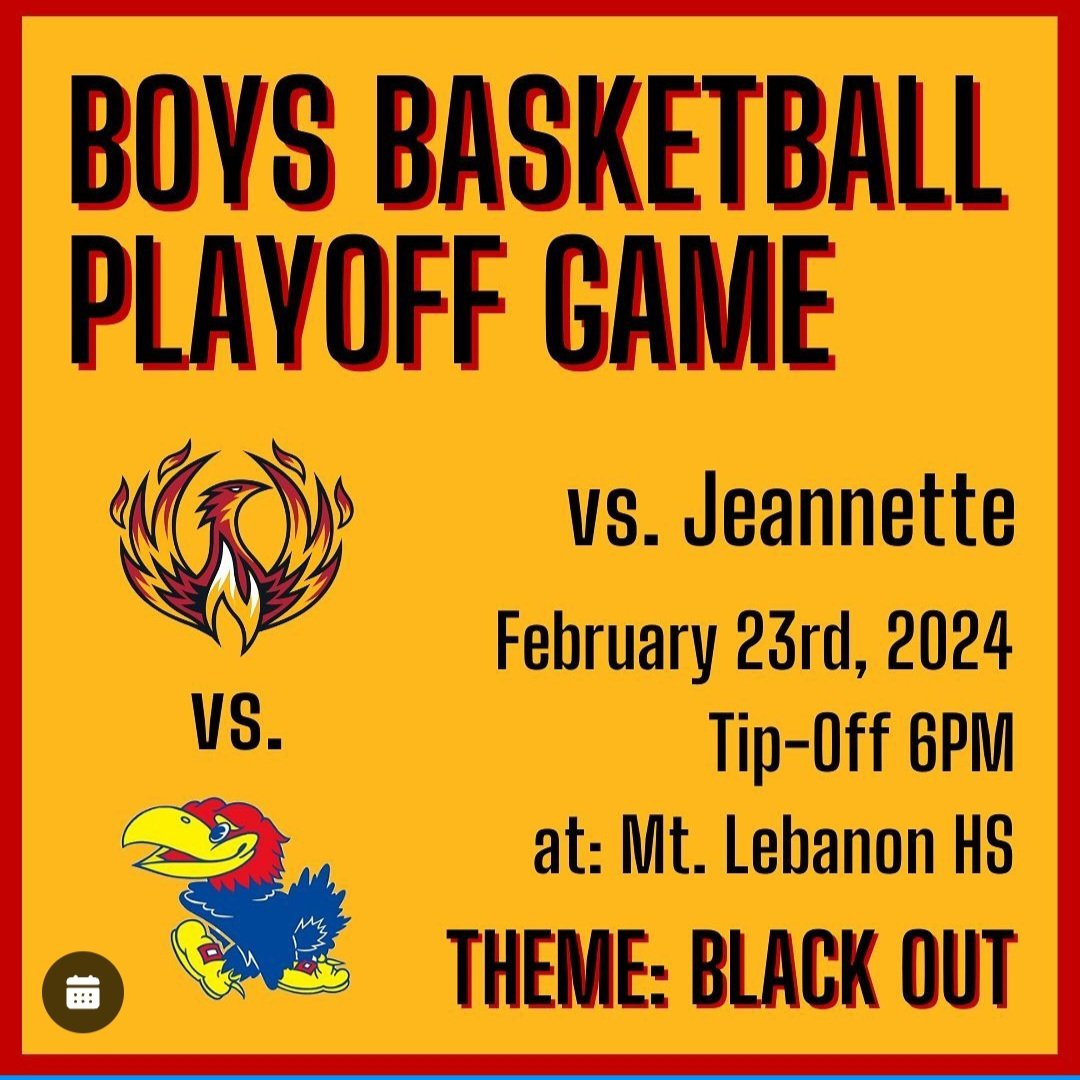 Northgate students get you spot on the student fan tomorrow for the playoff game to Mt Lebanon. Please sign up in the office with Rin by the end of the morning or early tomorrow  morning 🚍🚍🚍🚍🚍🚍🚍🚍🚍🚍🚍🚍🚍🚍🚍🚍🚍🚍🚍🚍. Please sign up in the main office of High School ‼️