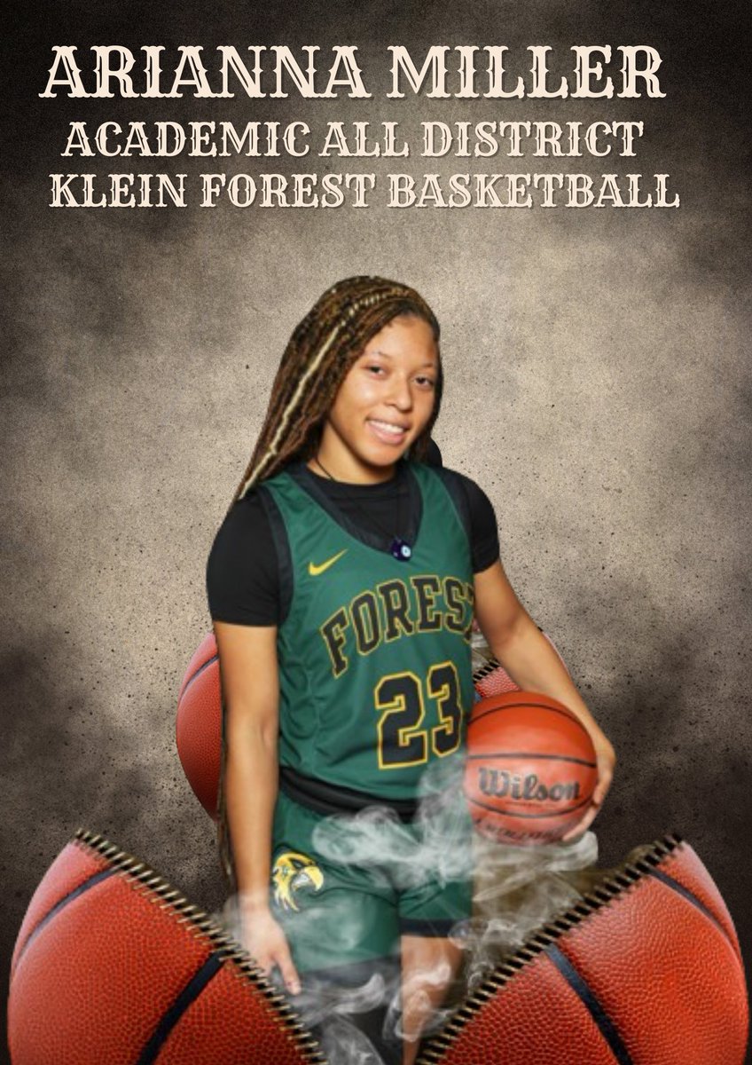Known for her fierce determination and high basketball IQ, A. Miller is a force to be reckoned with. Whether she's defending the best player on the court or excelling in the classroom, she always gives her best effort. @1CoachVaughn @Dabo1056 @KleinForestGBB @KleinForest