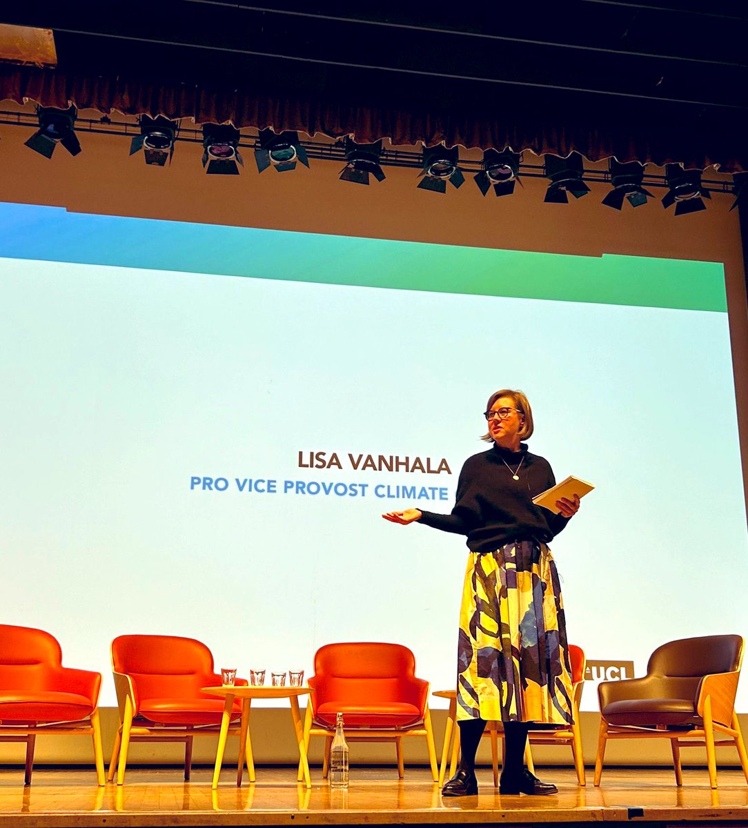 Last week our PI Lisa Vanhala spoke at the #loveyourplanet event in her new role as Pro-Vice-Provost for the @ucl Grand Challenges #climatecrisis theme. Lisa is very excited to be working on this important topic in the coming years with fellow Pro-Vice-Provost @ProfMarkMaslin!