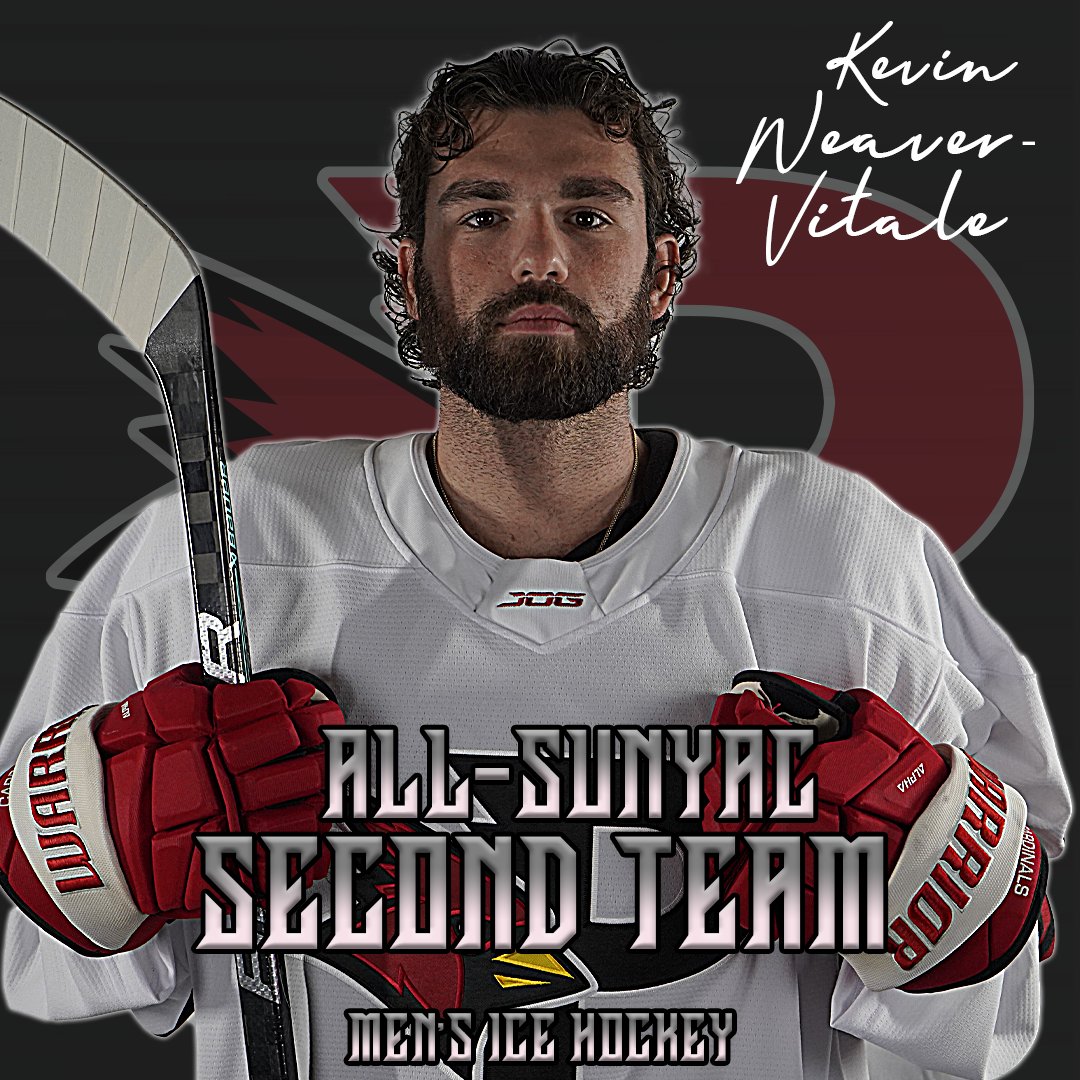 MHKY | REGULAR SEASON ACCOLADES ARE IN FOR <a href="/Cardinals_MHKY/">Plattsburgh State Men's Hockey</a>!

Stockdale was named to the All-SUNYAC First Team, while Hogg, Weaver-Vitale, and Hearne were all named to the Second Team. D'Addario was also named to the All-Rookie Team for the Cards. Congrats boys!

#CardinalStrong