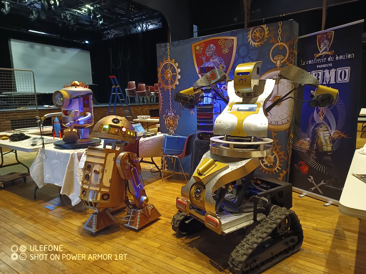 La confrèrie du boulon est en place pour Tech In Vitré 2024 qui commence demain à partir de 10H.