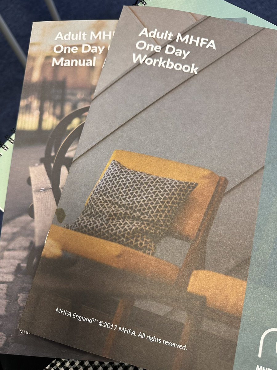 Long overdue, but I’m now a Mental Health First Aid Champion for <a href="/NWAngliaFT/">NWAngliaFT</a>. Great to share experiences with colleagues in a safe space and to learn techniques for improving the support I can give to my team 💙 <a href="/MHFAEngland/">MHFA England®</a>