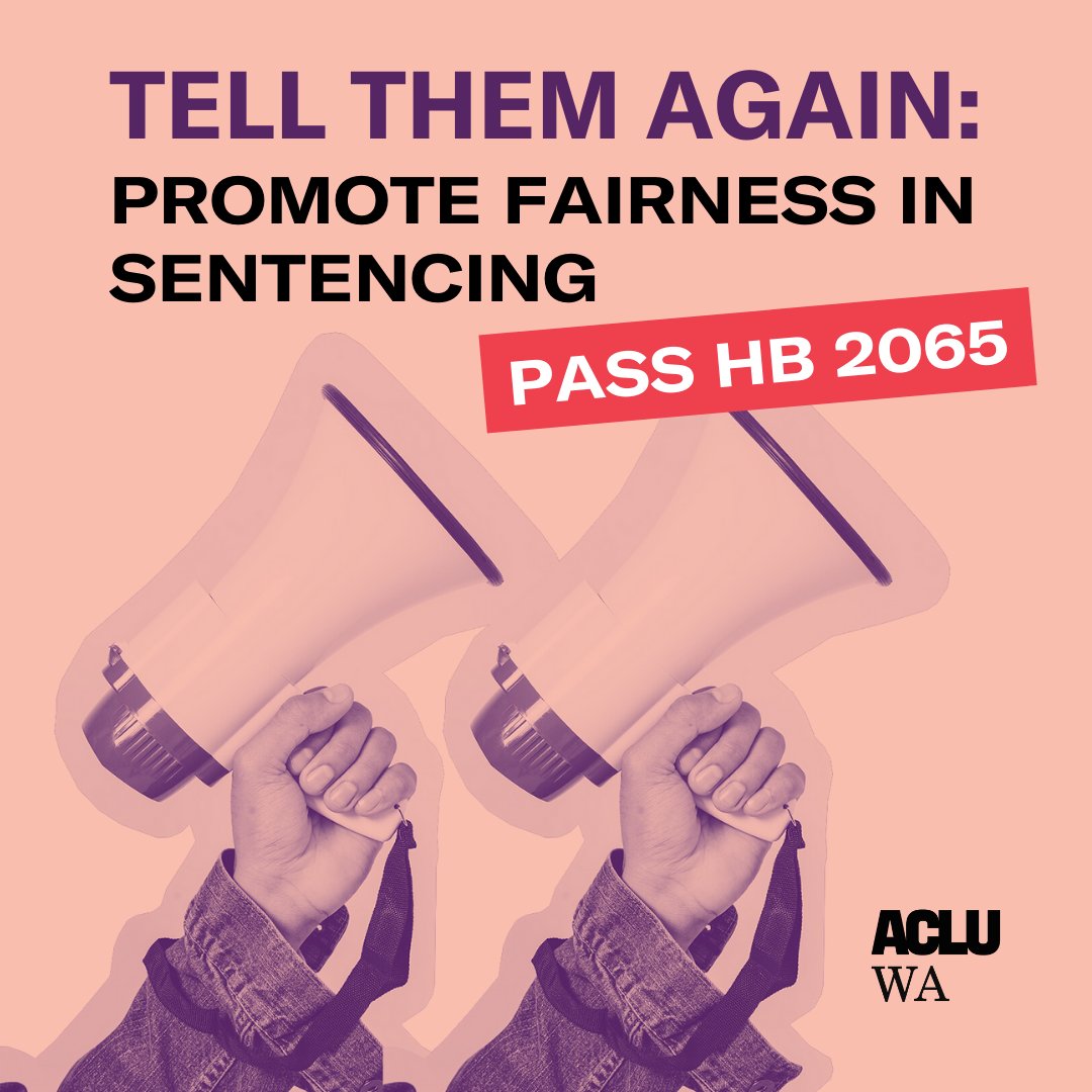We need you again. Our activism is working but we can't stop now.  ➡ sign in PRO on HB 2065 by 12:30 p.m. on Friday, February 23, and tell Washington lawmakers if a law is unjust going forward, it must also apply retroactively. app.leg.wa.gov/csi/Testifier/… #WaLeg