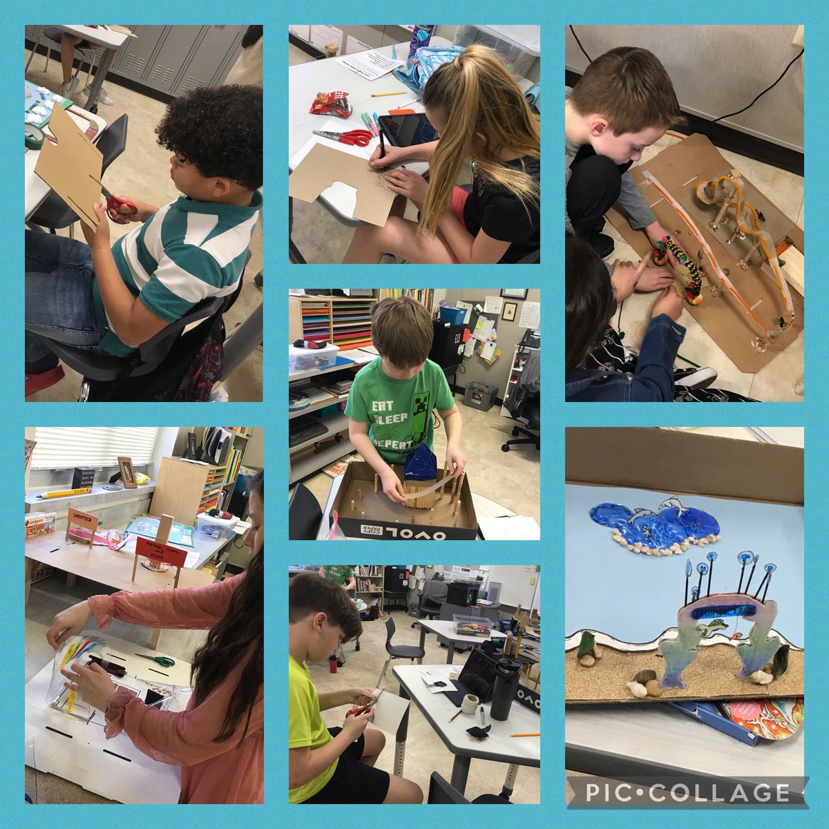 SusanRestuccia's tweet photo. Making great progress on the theme park designs! @HomesteadES @LISD_GT https://t.co/AuarasJmmd