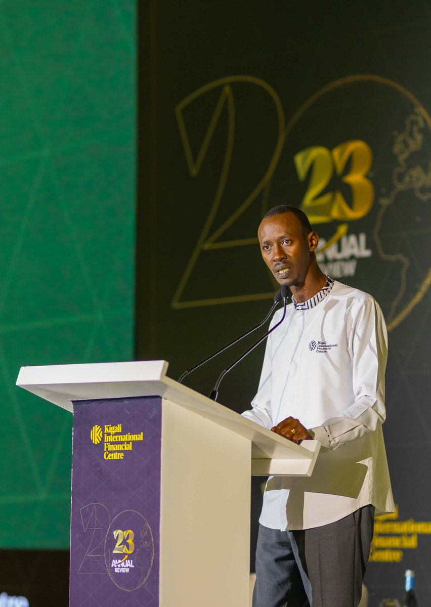 Kigali_IFC's tweet photo. #KIFCAnnualReview2023 our CEO @Nbarigye remarked: "Over the past year we have witnessed remarkable achievements. From attracting new investments to advancing financial inclusion initiatives, our collective efforts have propelled us forward on the path of sustainable development." https://t.co/bA3YMVcbIC