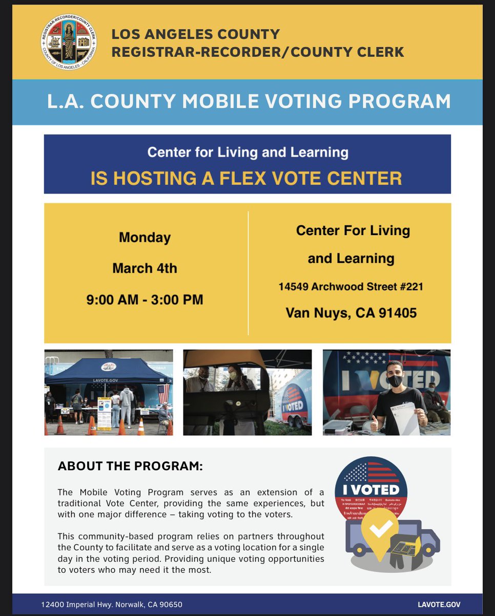 CENTER FOR LIVING AND LEARNING tweet media