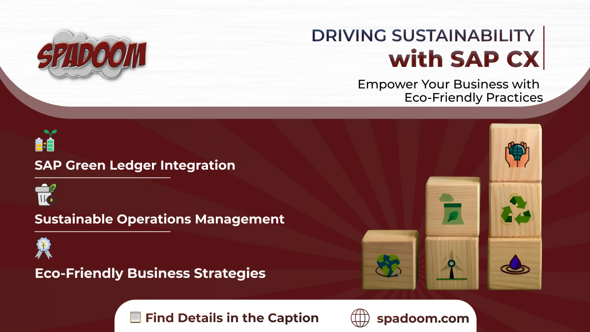 spadoom's tweet image. 🌍 Leveraging #SAPCX for sustainability? It&apos;s about integrating SAP Green Ledger &amp;amp; managing operations eco-friendly! 

🌱 Transform your business with Spadoom for a greener tomorrow. Learn more ➡️ spadoom.com 

#SAPGoldPartner #Spadoom #SustainableBusiness #GreenTech