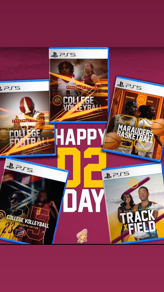 Happy D2 Day (2/22) to all of our excellent and amazing athletes who are makes Central State Athletics what it is on our campus and in the community today, and everyday.
#gomarauders #centralstateuniversity #Siac #hbcu #ncaa #dII #d2 #makeityours