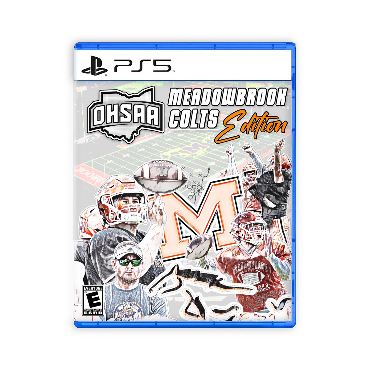 flicksbykaden's tweet photo. @OHSAASports High School Football video game special edition Meadowbrook Colts graphic design concept created start to finish on iPhone. #GoColts🐴 

@Colt_Athletics @RHLSD_Colts @mvl https://t.co/ZB8sUTHc1d