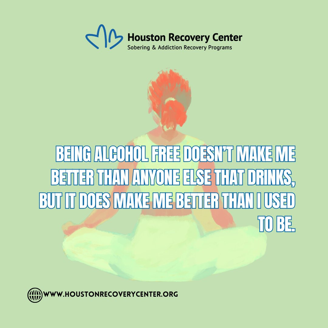 The only person we're doing it for is ourselves! 

#houstonrecoverycenter #houstonsober #dailymotivation #sobermotivation #alcoholfree #wedorecover #houstonsobrietycenter #recoveryworks