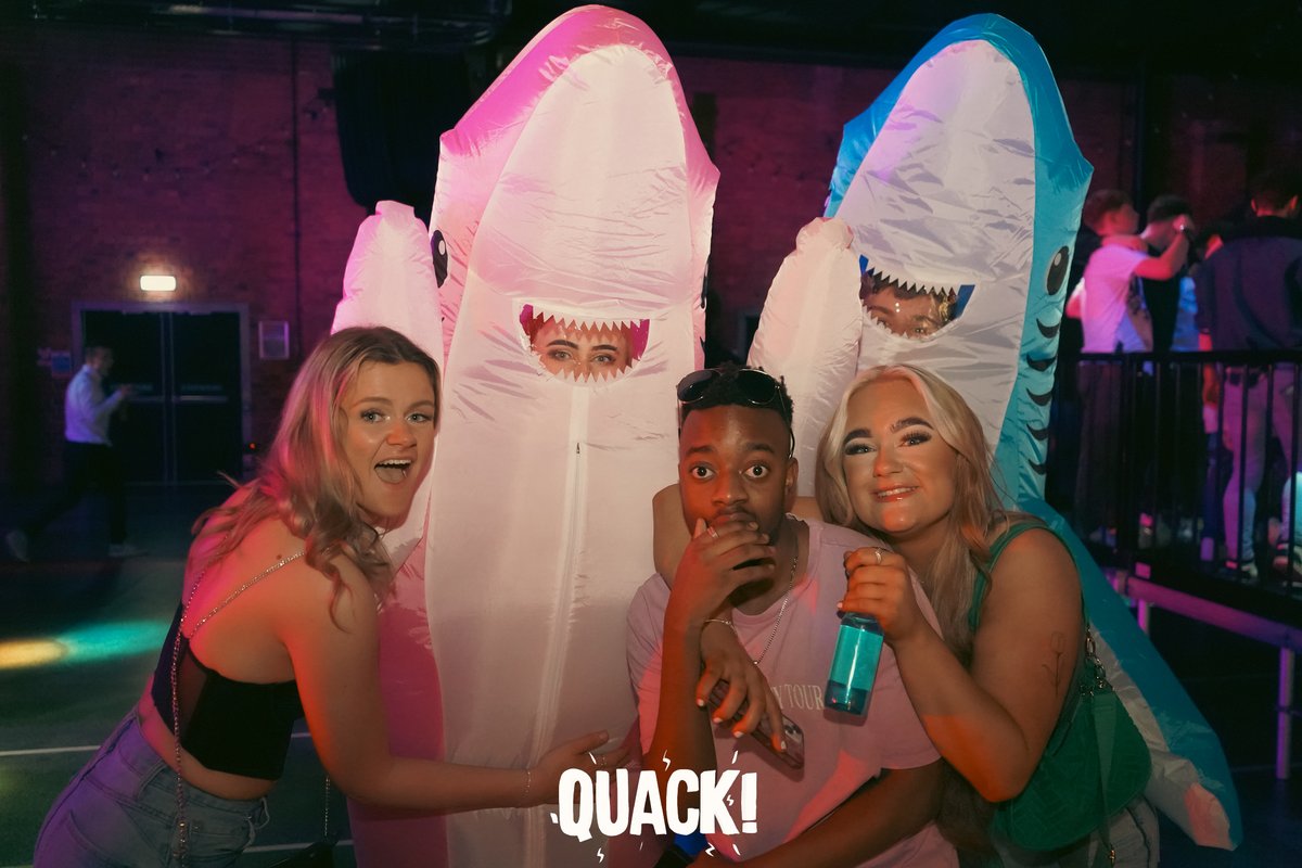 🦈 BEWARE SHARKS! 🦈

If you're one of two people dressed as a shark in this photo, you've WON free entry to our 'We Wear Pink' Quack! DM us to find out how to claim! 📲

Our photo album has been uploaded, go and check it out and remember to TAG US if you share them!