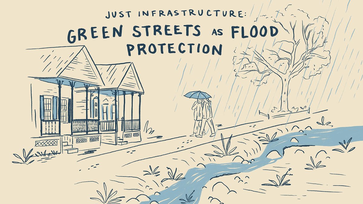 🌊 Beyond traditional flood prevention, investments from federal $$$ are being used for parks, rain gardens, and greenways to absorb water and protect communities from #Flooding. 

🌿 See more green spaces and #NatureBasedSolutions at work➡️ justinfrastructure.org
