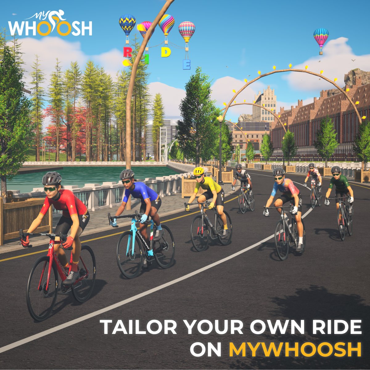my_whoosh's tweet image. Create your own #communityride and invite your cycling friends to join you on #MyWhoosh. Are you ready to lead the pack?

Community ride form: bit.ly/3EpRNij

#Groupride #Cyclingcommunity #Cyclingevent #CustomizedEvent
