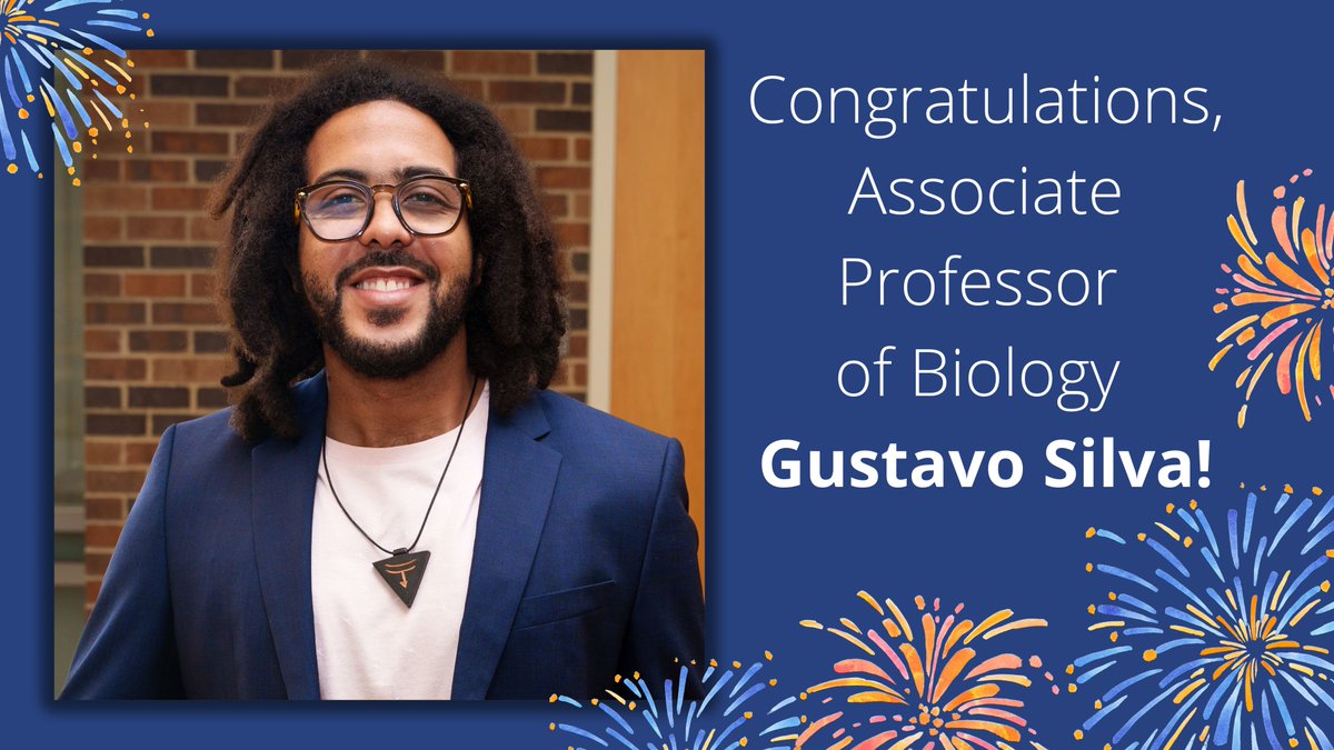 We couldn't be happier to announce that Gustavo Silva has been promoted to the rank of Associate Professor. Congratulations, Professor Silva!