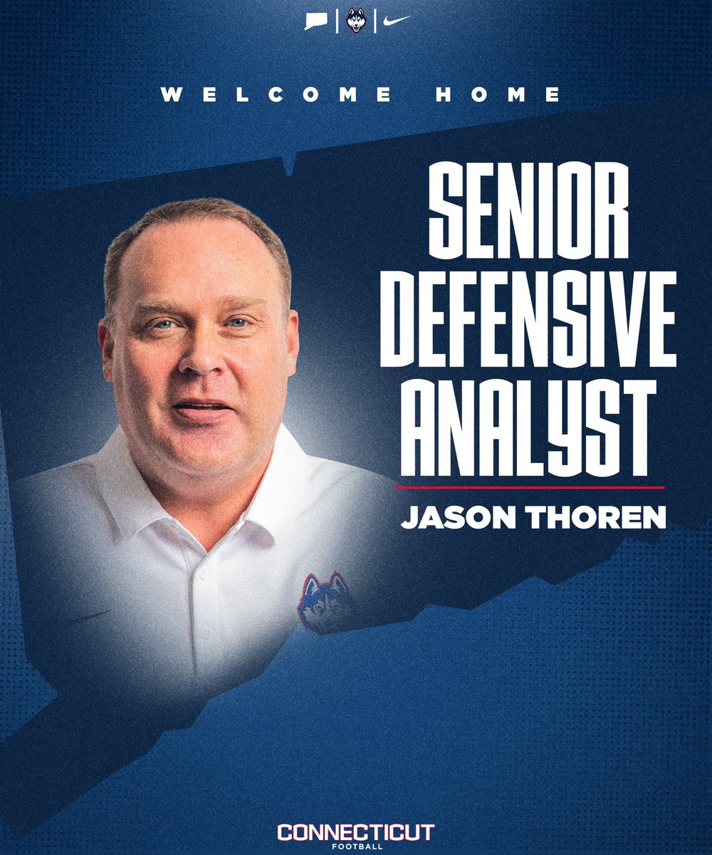 Welcome to Husky Nation, Jason Thoren!

#CTFootball