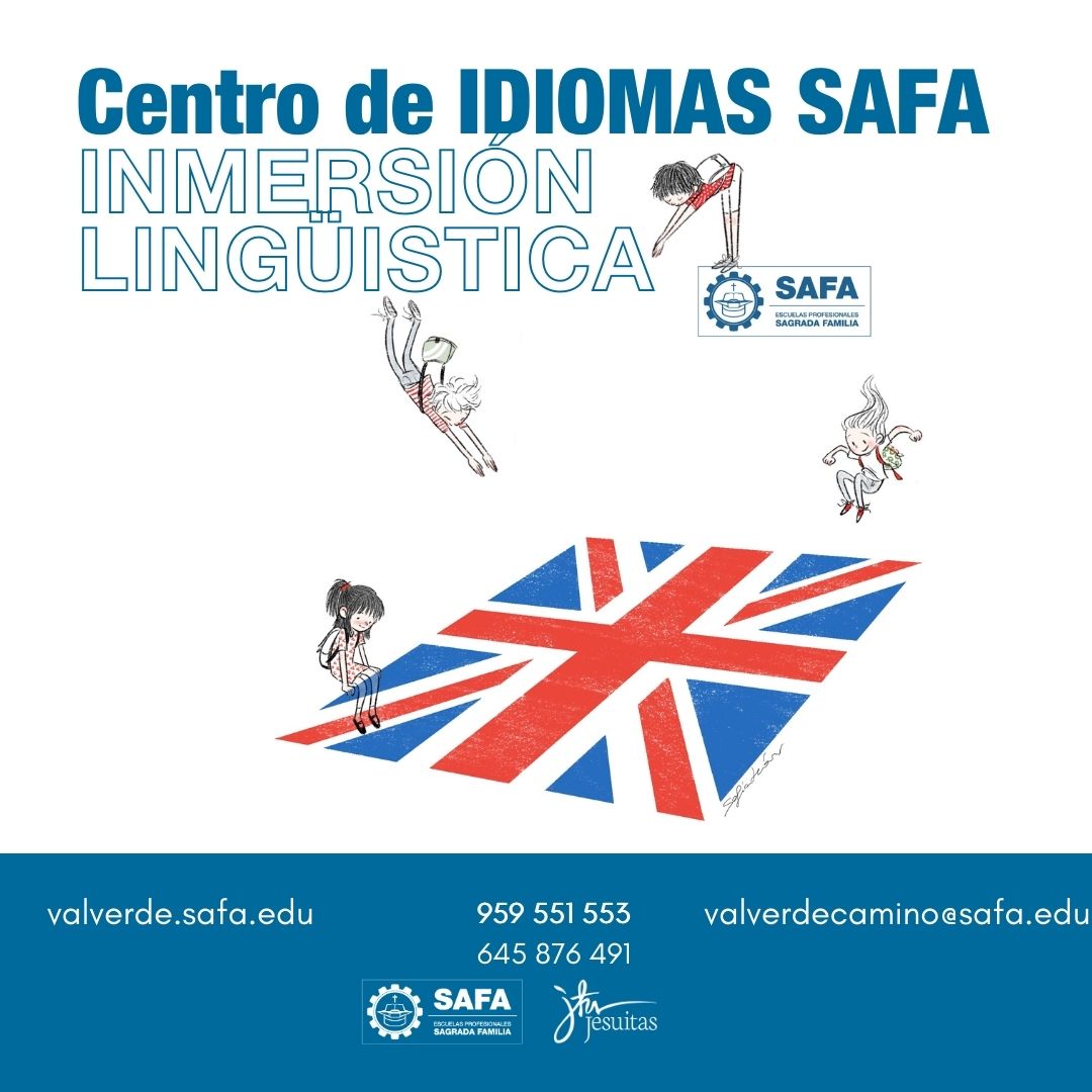 safavalverde's tweet image. Tu formación lingüística es esencial para tu futuro. Fórmate en nuestro CENTRO DE IDIOMAS. Plazas limitadas.
Conoce más de nosotros en:
💻 Web: valverde.safa.edu
☎️ 959 551 553
📱 645 876 491
#YoconSAFA #VivirporAmor #jesuitas