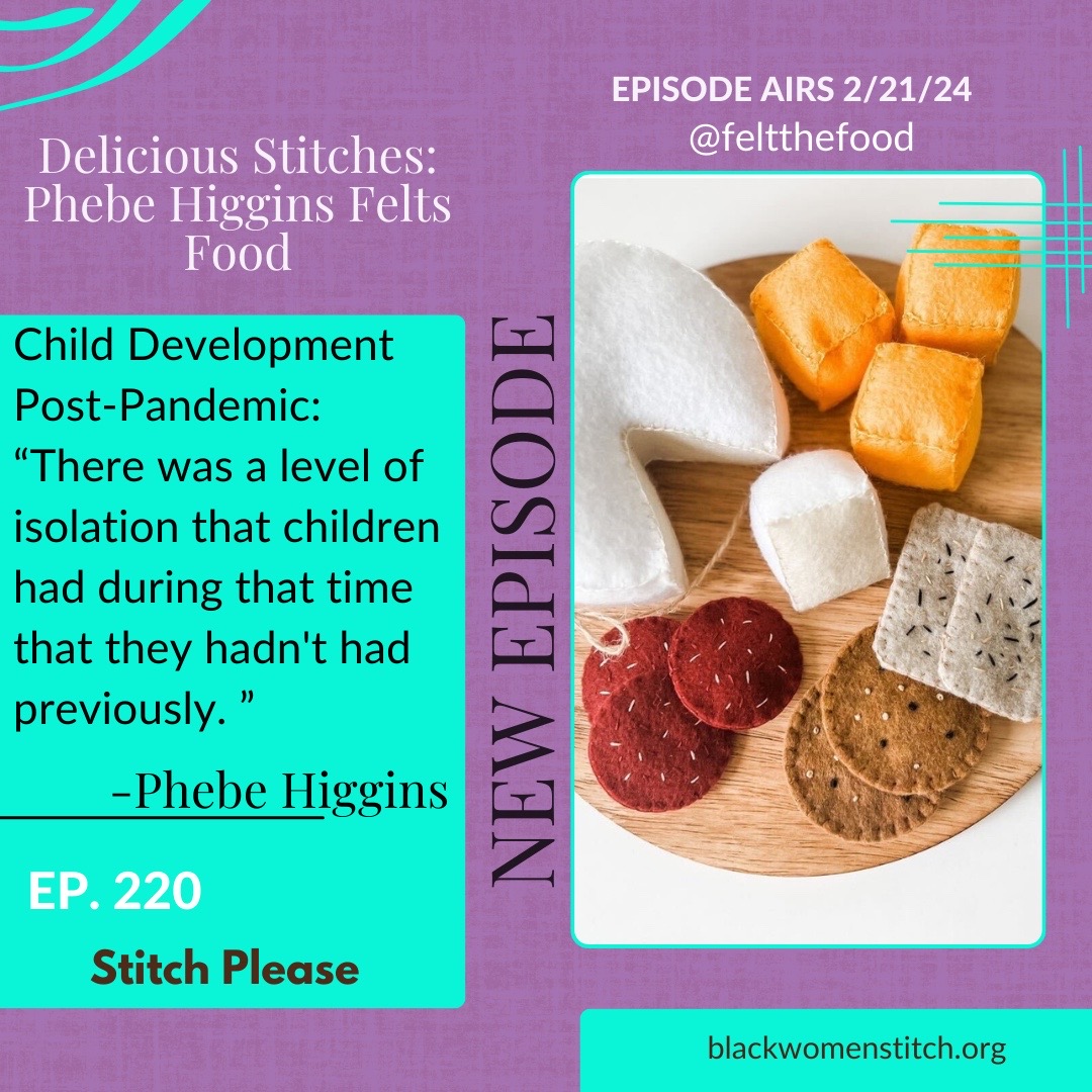 Does the idea of combining functional play with early learning resonate with your parenting or teaching philosophy? Let us know!@feltthefood #stitchpleasepodcast  #CraftingCommunity #FeltFoodFun #CreativeParenting #EarlyChildhoodDevelopment  #Sewing #BlackWomanhood #PatienceIsKey