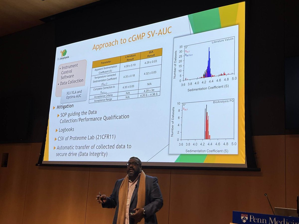 BioAnalysisLLC's tweet image. BioAnalysis had a productive day at the Symposium on Analytical Ultracentrifugation yesterday learning &amp;amp; speaking with colleagues in the life sciences. Thank you for hosting Lake Paul as a guest speaker!
 #phillyscience #AUC #analyticalultracentrifugation