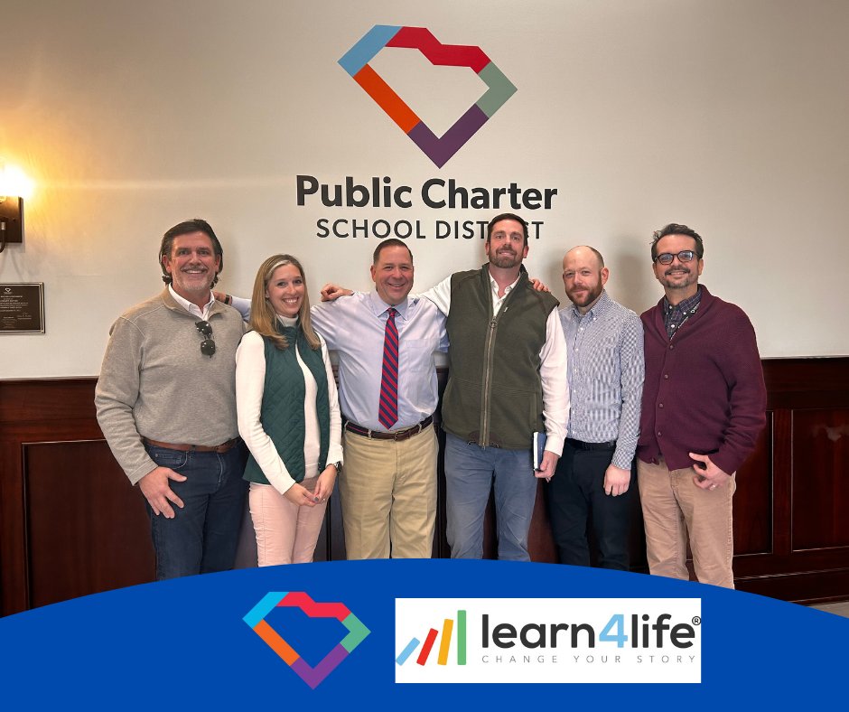 SCPCSD's tweet photo. This morning was a fantastic meeting with @Learn4Life leadership at our district office. Their dedication to prioritizing kid's futures aligns perfectly with our vision. Together, we're making a real difference for kids in South Carolina. #kidsfirst #Learn4Life @chrisgneeley https://t.co/M45ag4gL2o