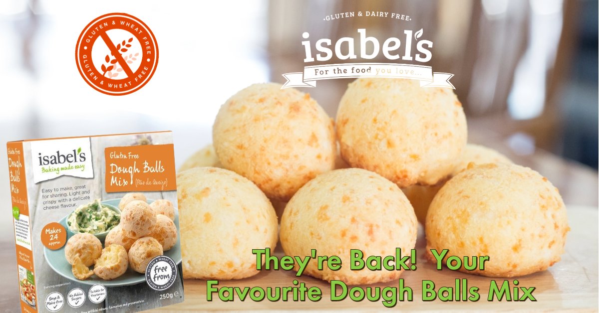 They're Back!  Your Favourite Dough Balls Mix is Restocked. We know how much you love creating our delicious cheesy dough balls and we so sorry that it has been out of stock.  isabelsfreefrom.co.uk/product-catego…
#glutenfree  #isabelsdoughballs #freefrom #paodequeijos