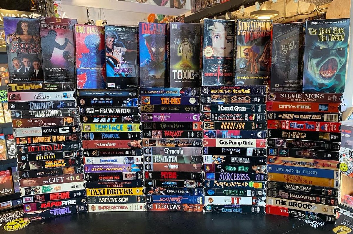 GOOD MORNIN PEOPLE WE GOT NEW TAPES OUT NOW!!!
All goin out on the new arrivals shelves upstairs NOW!

**JUST A REMINDER, STARTING TODAY OUR BASEMENT WILL BE TEMPORARILY CLOSED**

We brought up a bunch of the tapes from the basement on carts for ya to dig thru still