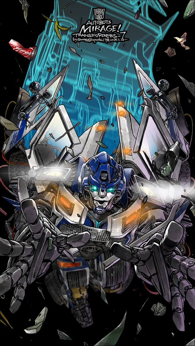 Garbage truck- Mirage！ 
#TransformersRiseoftheBeasts 
#Transformers