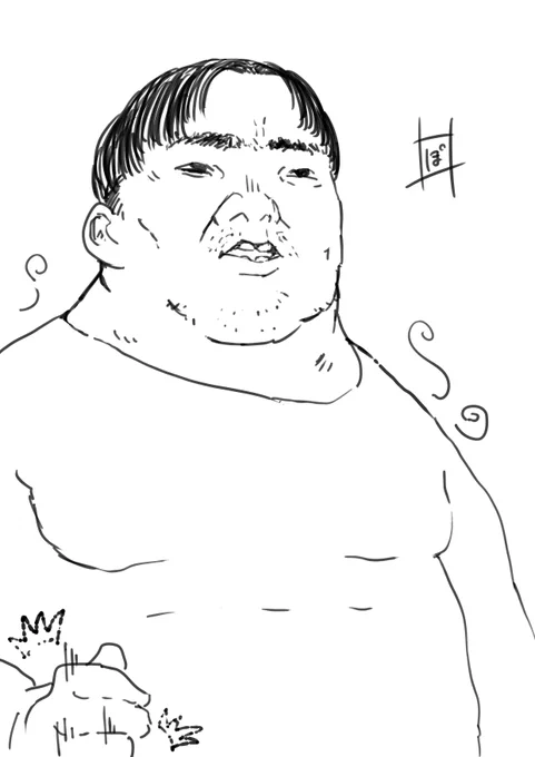 真田描こうと思ったけど、マジで筆がノらないのでいつもの落書き。 
