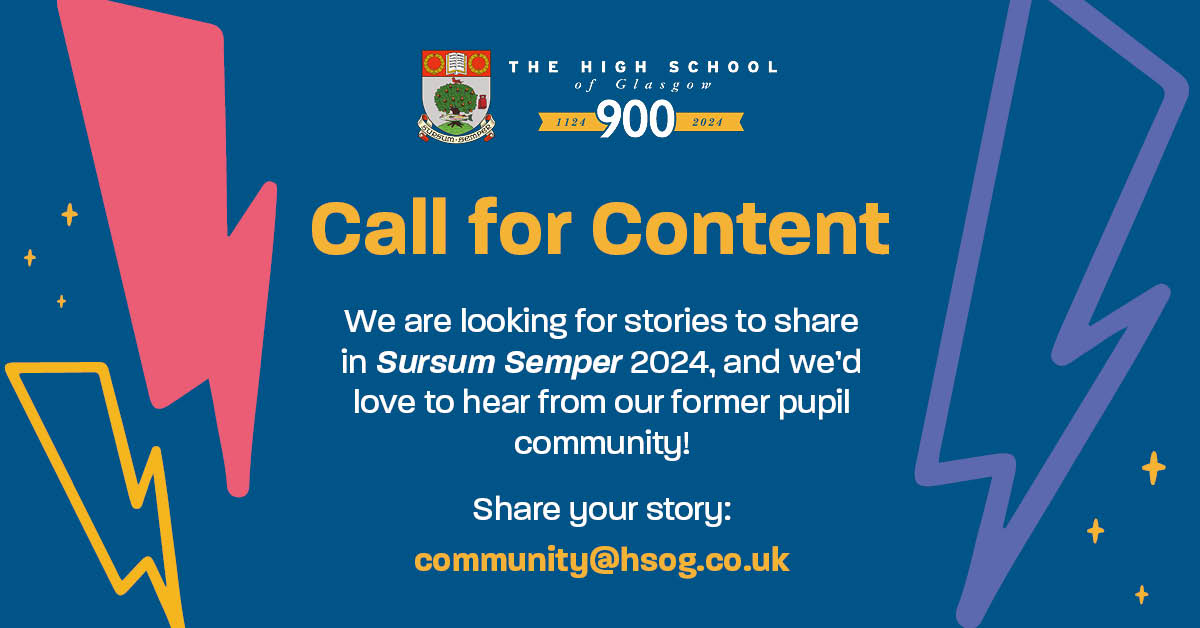 👂 We'd love to hear from any of our FPs who have a story to share for this year's edition of Sursum Semper!

🤩 The deadline for content is Fri 26 April, so please get in touch with us at community@hsog.co.uk if you'd like to make a contribution.

#HSOGCommunity #SursumSemper