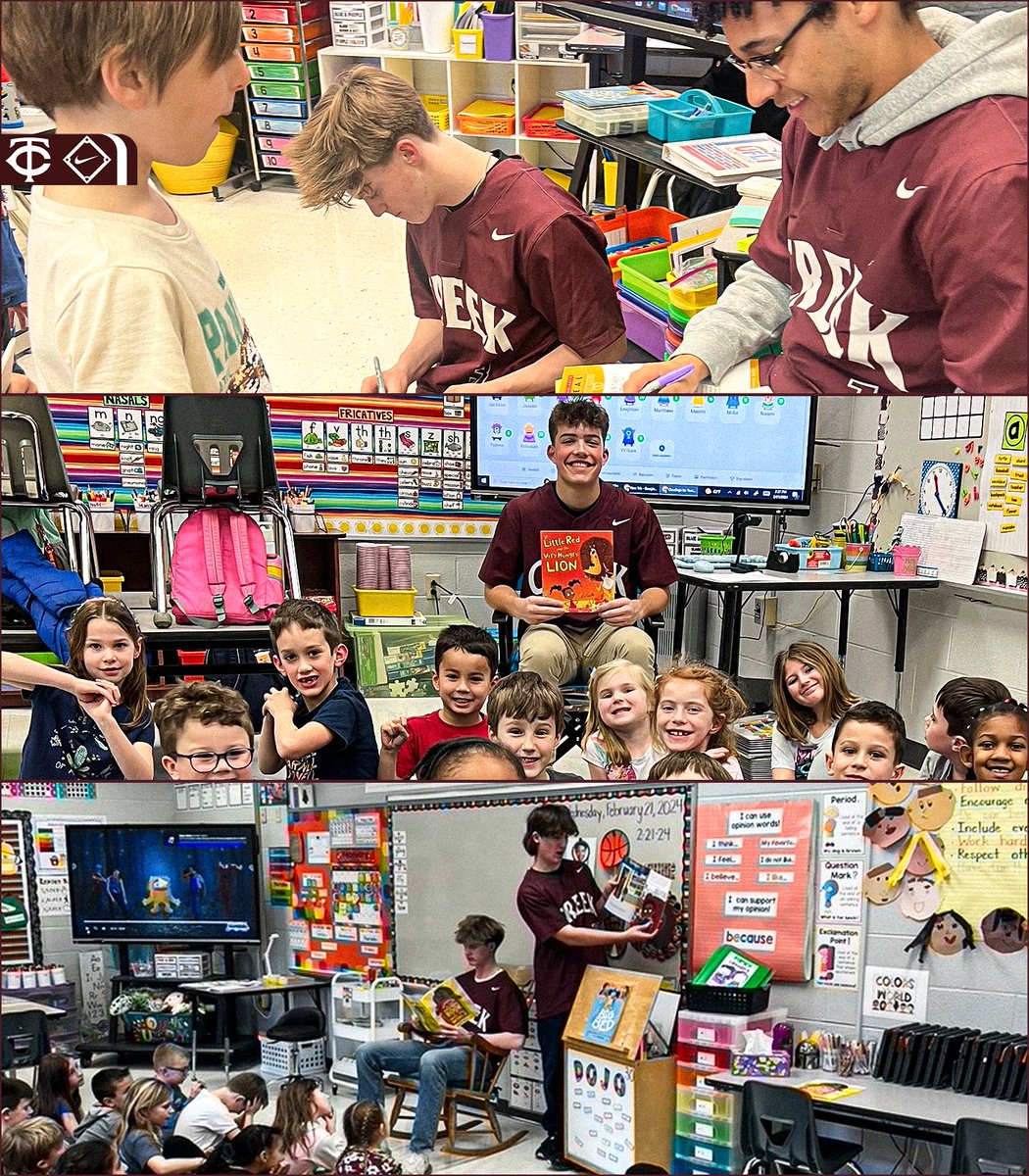 tatescrbaseball's tweet photo. Another day spent giving back to the community! 
This time some Dores visited their old stomping grounds at Veterans Park Elementary!

#godores https://t.co/VmZjkWwijE