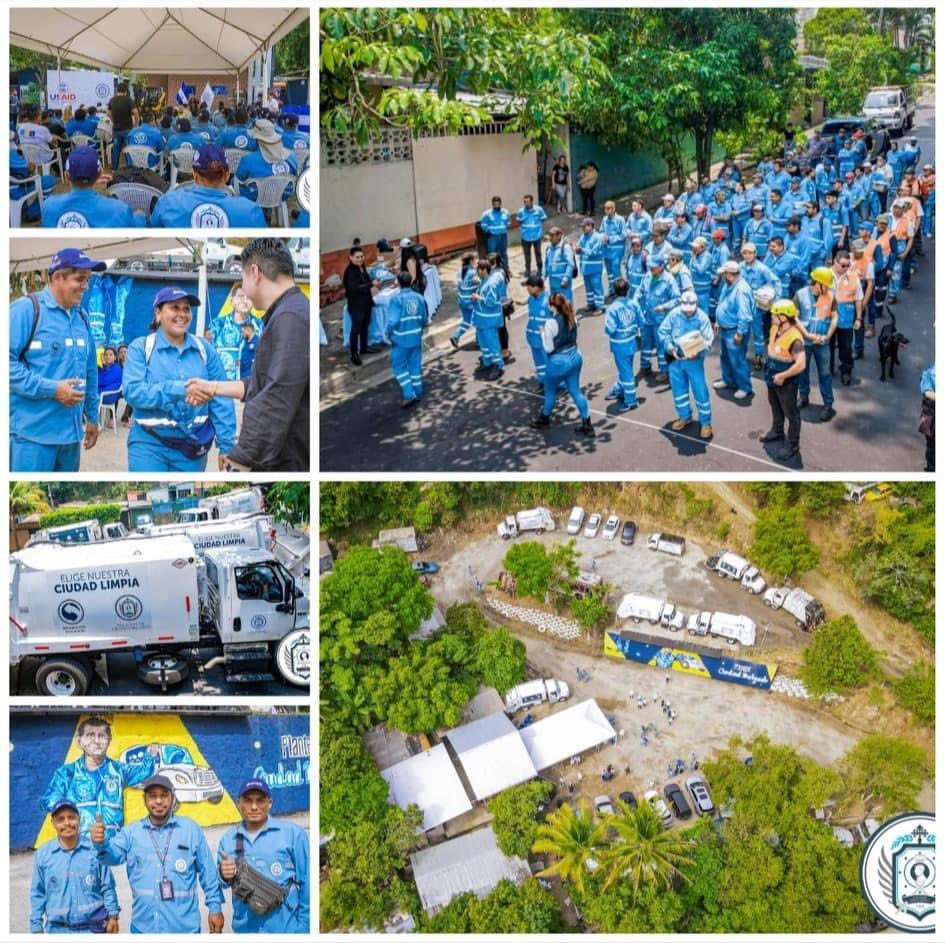 El pasado vs el presente. 

En el pasado eramos como la primera imagen, salíamos en las noticias porque Ciudad Delgado tenía crisis de basura. 

En el presente tenemos horarios claros para la gente, camiones nuevos y gracias a Dios incluso hoy podemos ayudar a otros municipios y