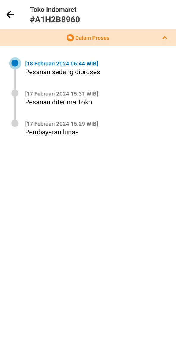 Galiangga's tweet photo. Hallo @KontakIndomaret @KlikIndomaret @Indomaret no pesanan klikindomaret #A1H2B8960 bisa bantu refund? 
Sudah 3x pick up datang ke toko barang tidak ready dan gak ada upaya proses. https://t.co/u5O9GOIBiJ